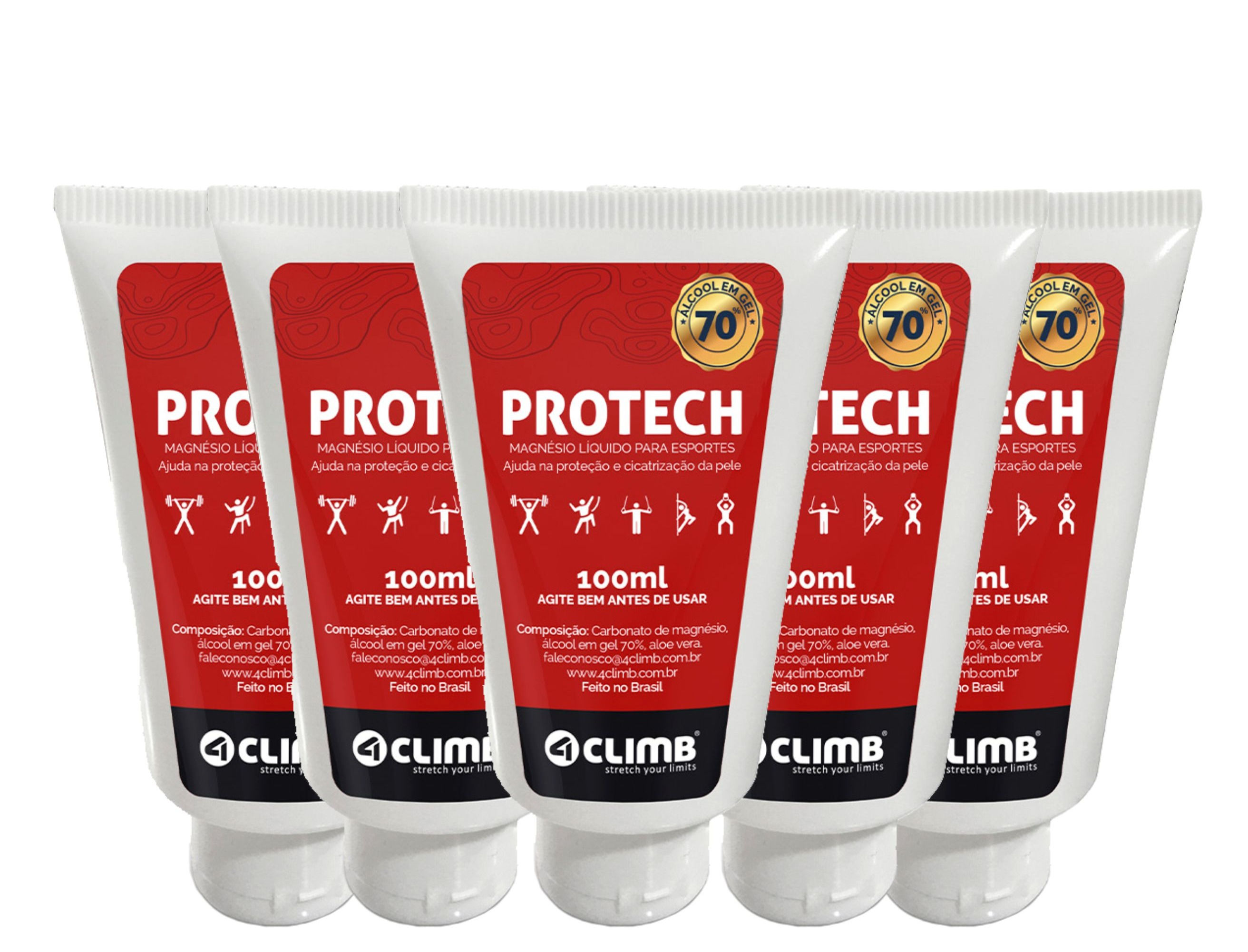 KIT COM 5 PROTECH GRIP