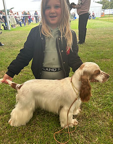 Nelly’s show debut at Leeds 2025 – 1st in Puppy Bitch class