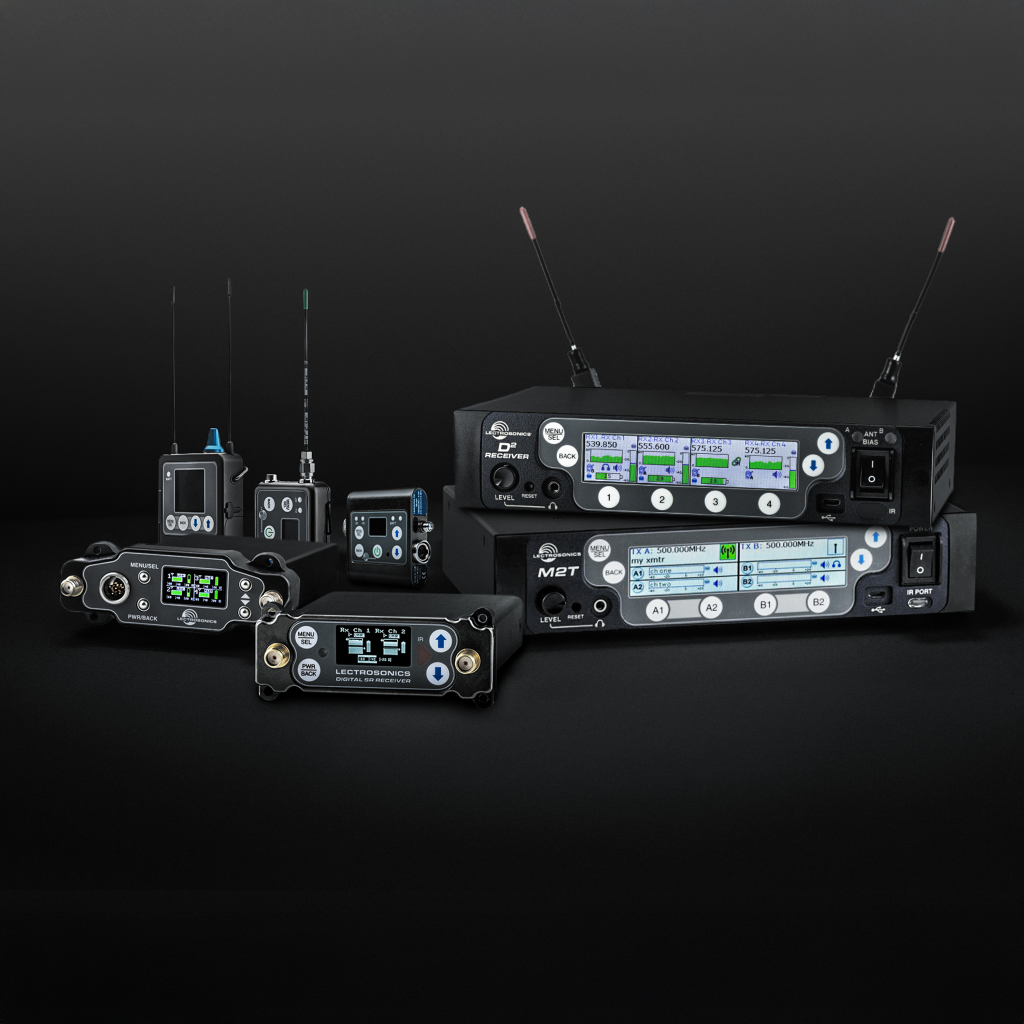 Lectrosonics wireless transmitters and receivers