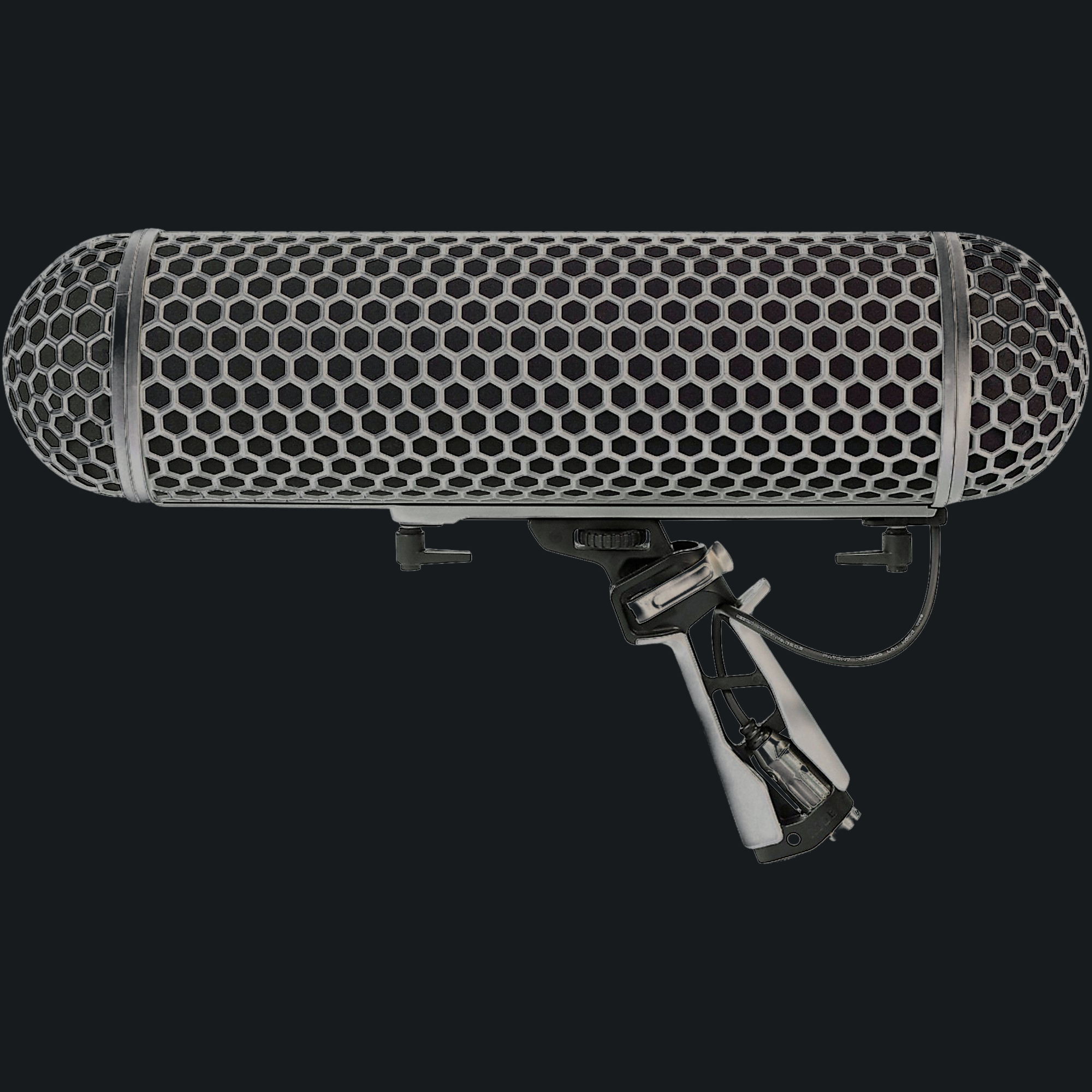 Rycote shotgun microphone windshield and pistol grip