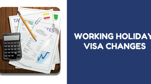 Working Holiday Visa Changes
