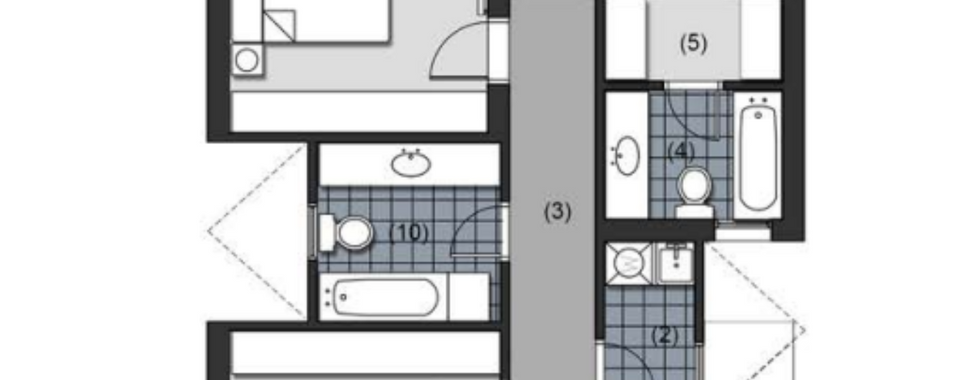 Layout Corner Townhouse At New Giza Westridge
