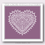 Thumbnail: Lace Heart PDF cross stitch pattern