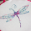 Thumbnail: Watercolor Dragonfly I PDF cross stitch pattern