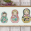 Thumbnail: Matryoshkas / Russian dolls / nesting dolls II PDF cross stitch pattern