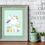 Thumbnail: Unicorn Over The Rainbow PDF cross stitch pattern