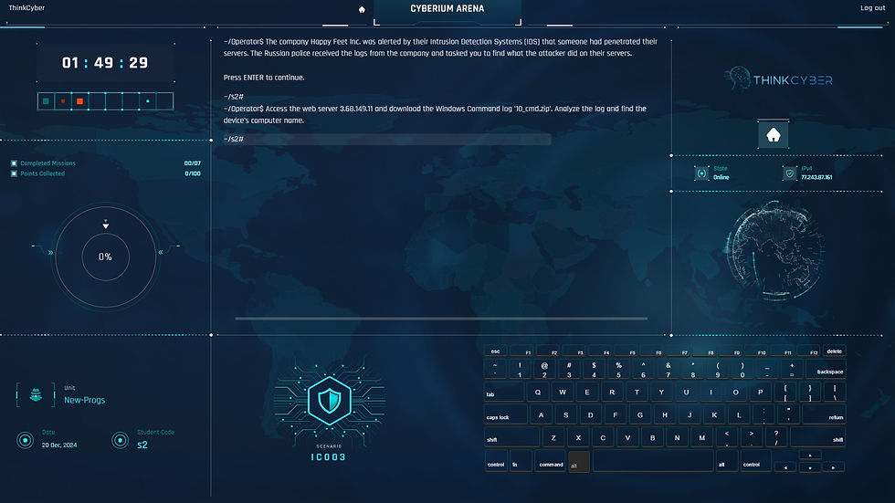 Cyberium Arena - Scenario