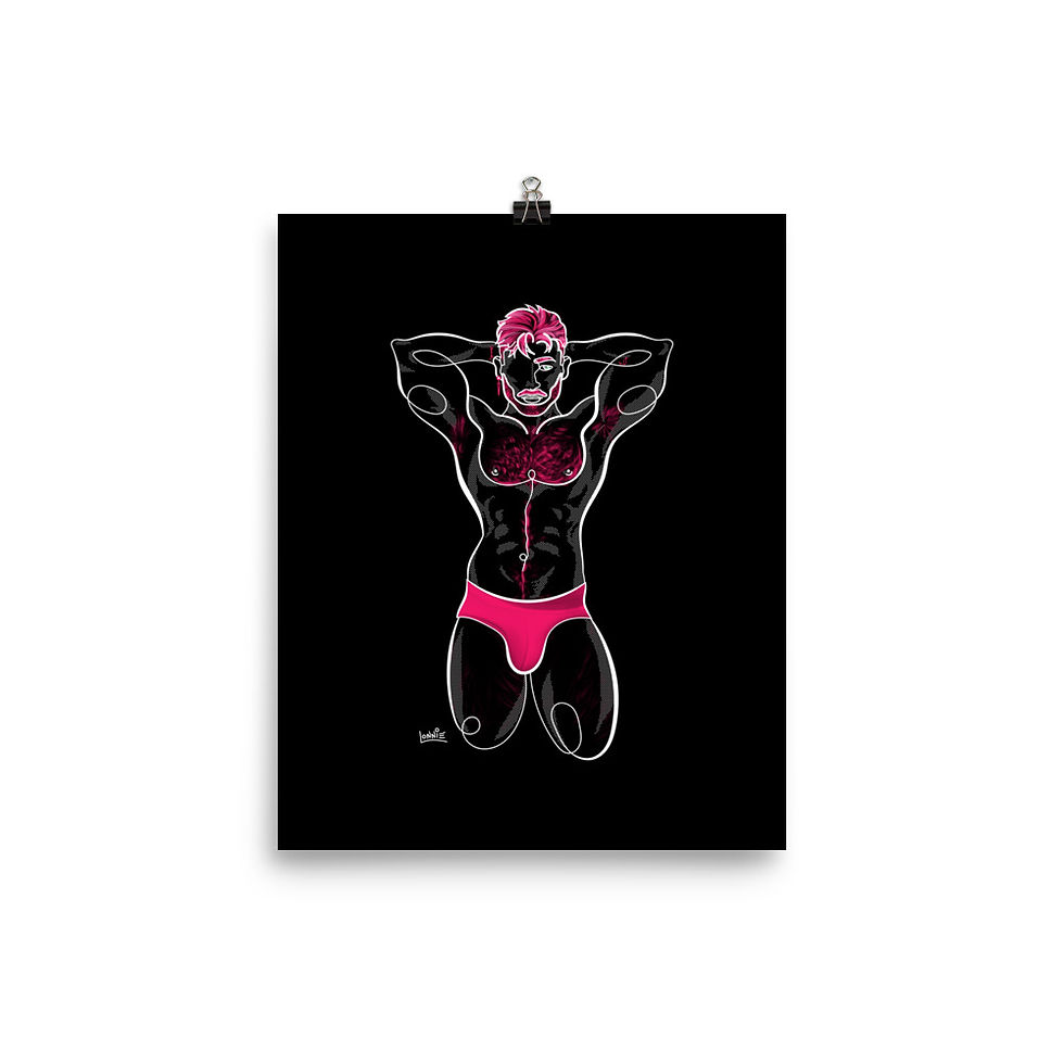 Thumbnail: lonniedraws x dustin gallery art print