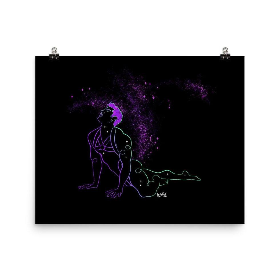 Thumbnail: lonniedraws x rj aguiar gallery art print