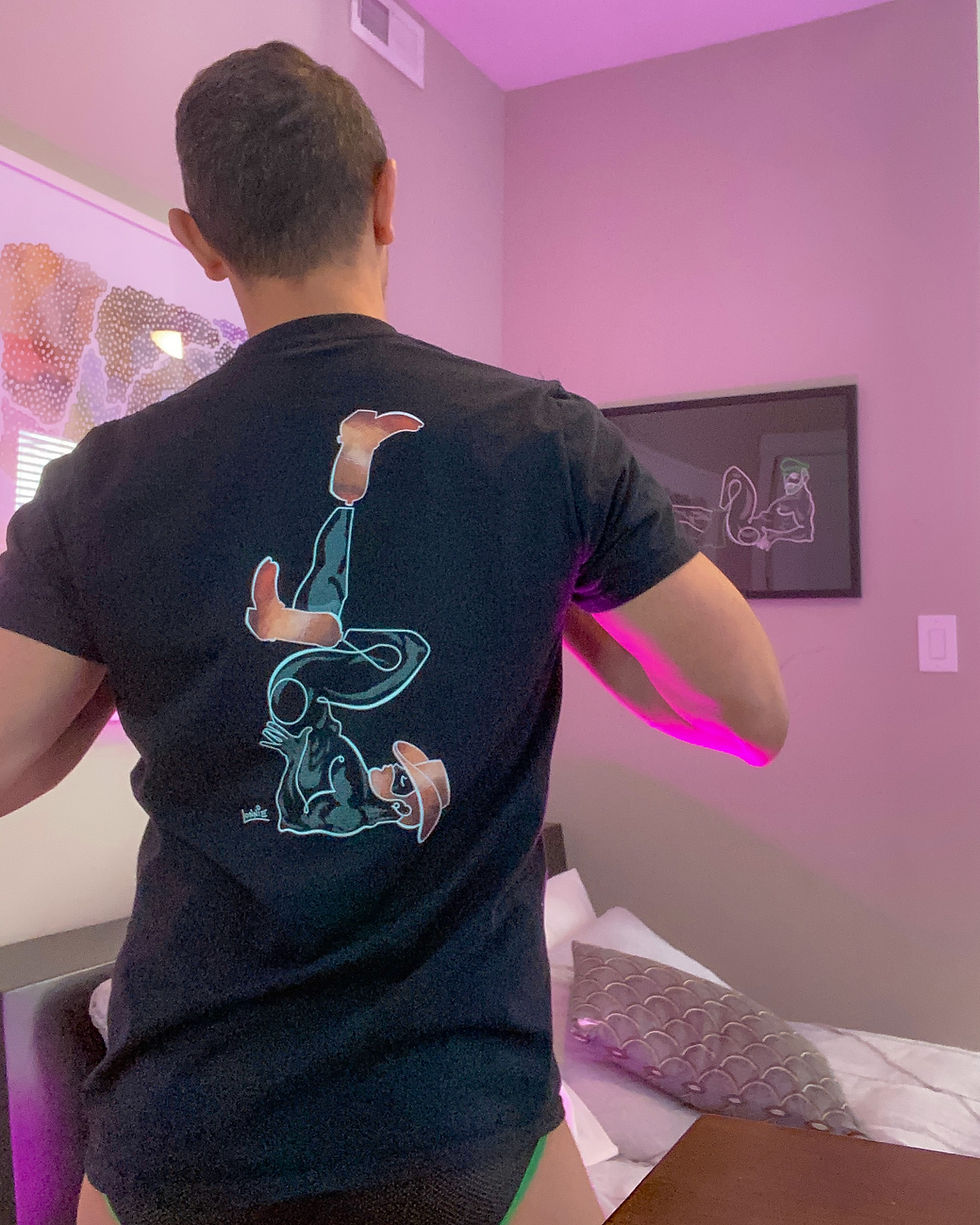 lonniedraws x lonnie cowboy pinup in copper