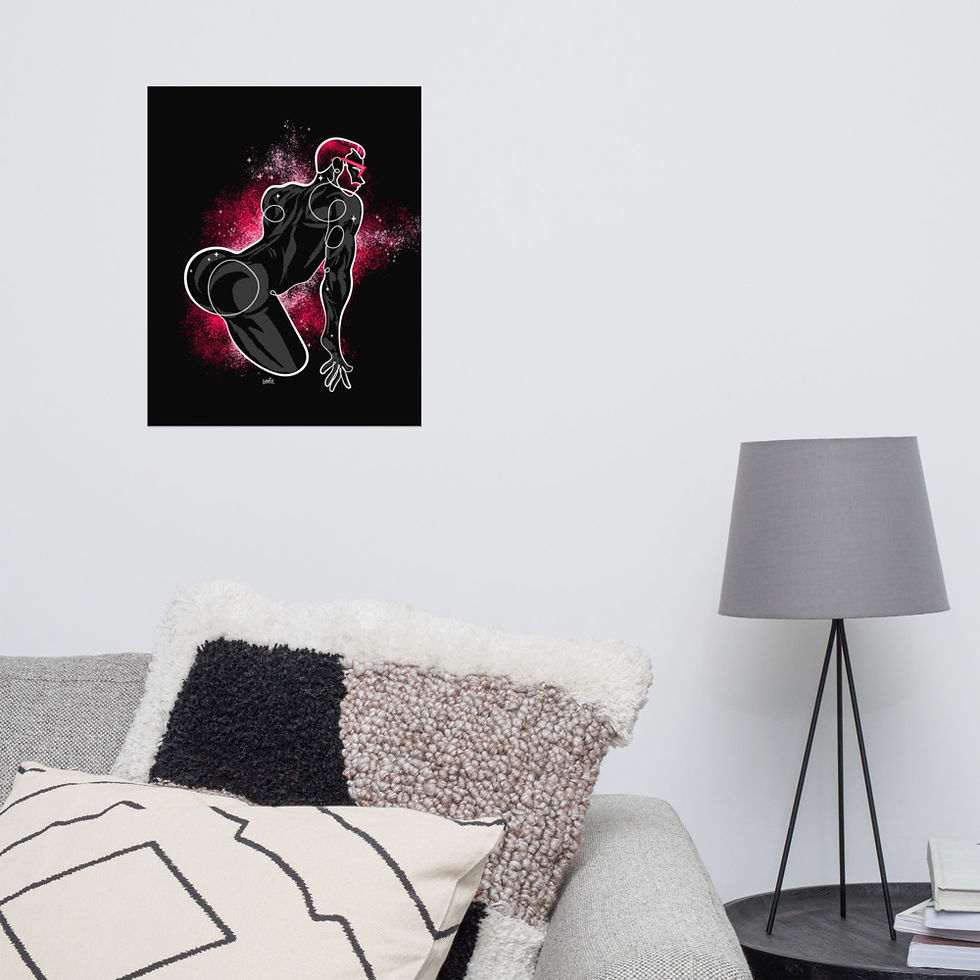 Thumbnail: lonniedraws x jose v gallery art print