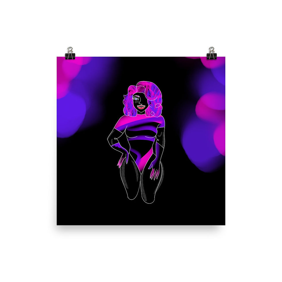 Thumbnail: lonniedraws x sir ava gallery art print