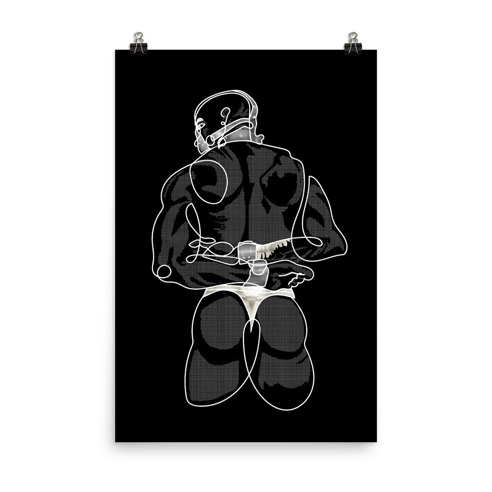 Thumbnail: lonniedraws x judas king v2 gallery art print