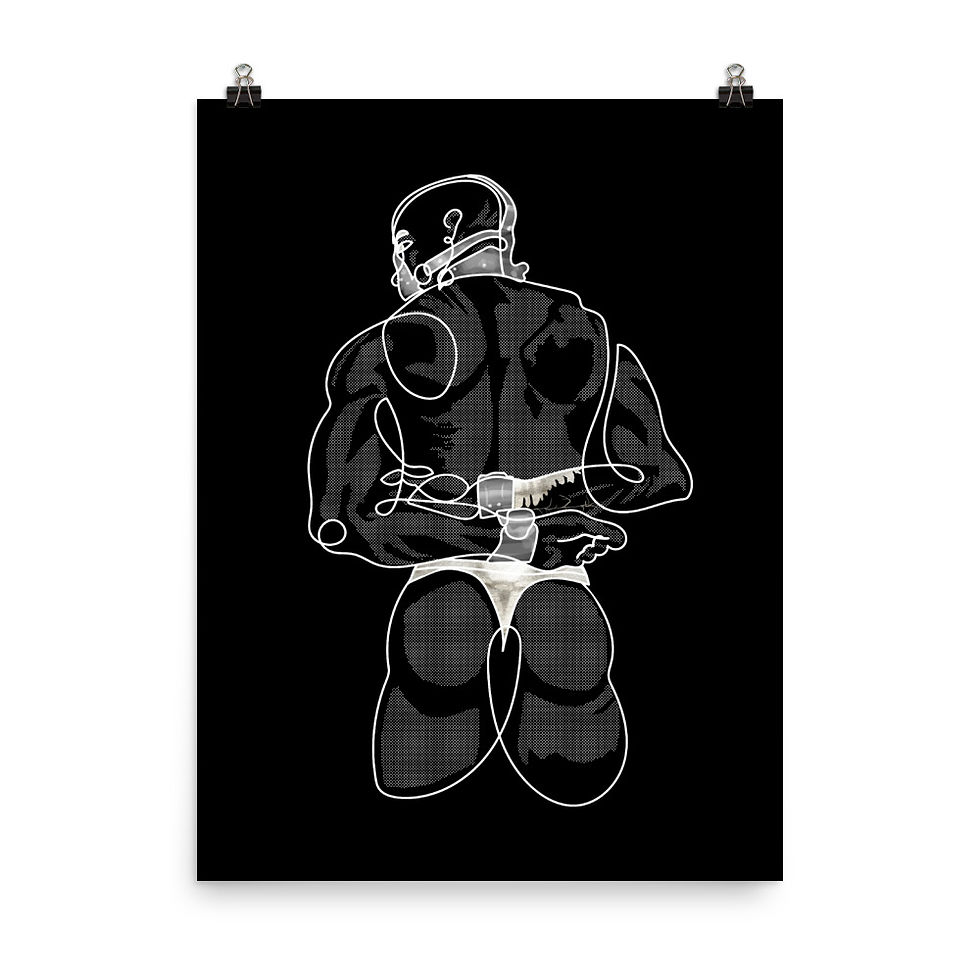 Thumbnail: lonniedraws x judas king v2 gallery art print