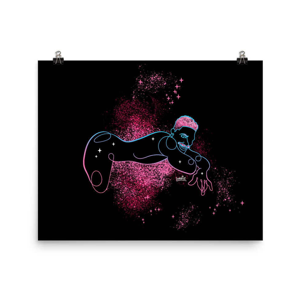 Thumbnail: lonniedraws x micah gallery art print