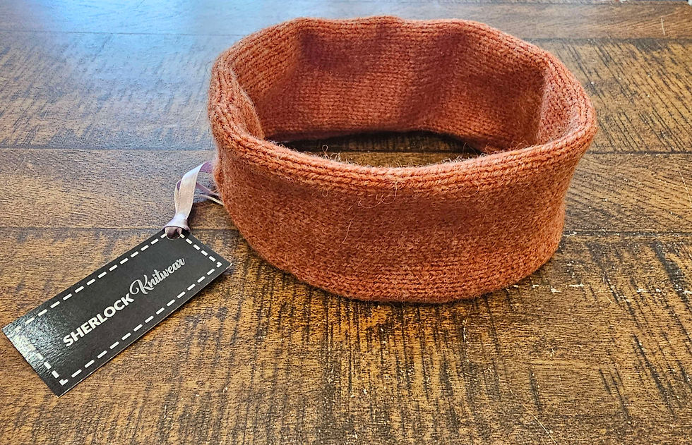 Thumbnail: Knitted neck cosy