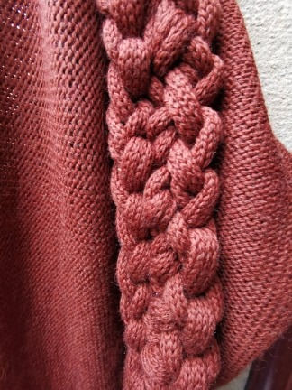Thumbnail: Braided sleeve sweater