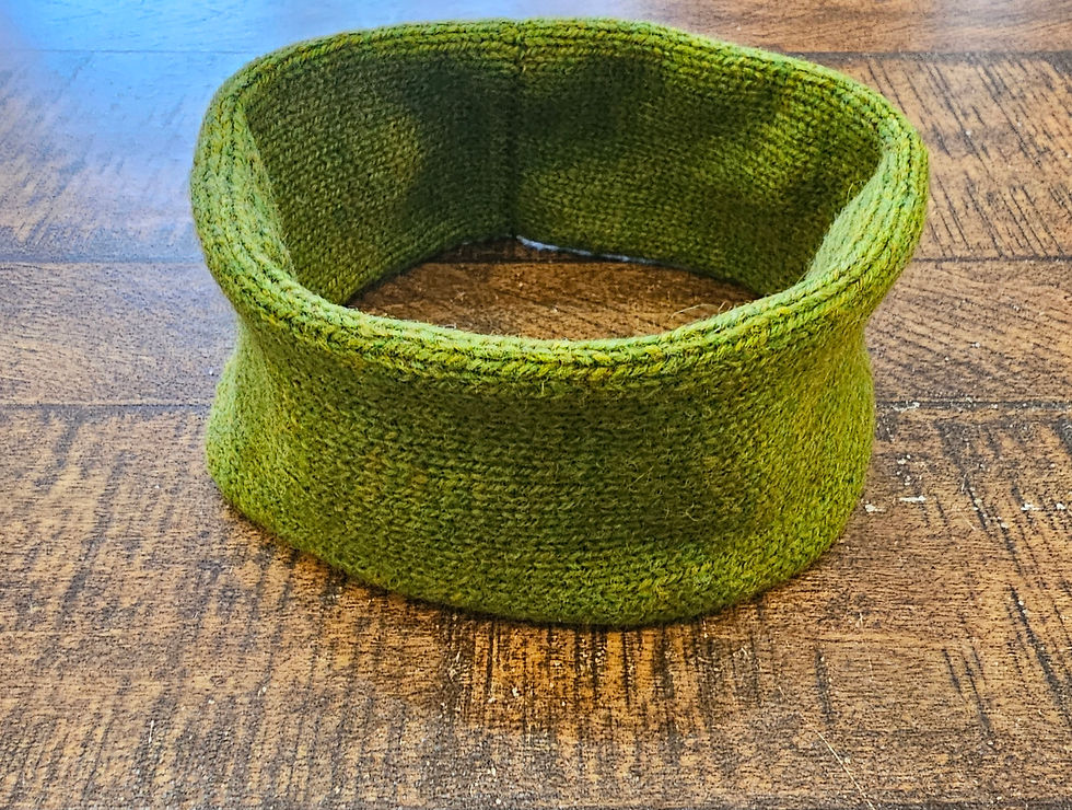 Thumbnail: Knitted neck cosy
