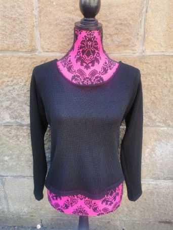 Thumbnail: Plaited back sweater