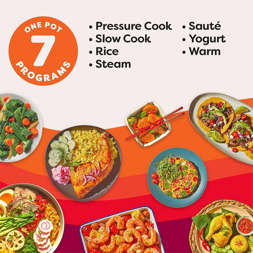 Thumbnail: Instant Pot Duo 3QT (2.8L) 7-in-1 Electric Pressure Cooker, Multi Pot, SS304
