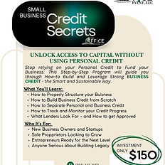 Small Business Credit Secrets Marketing Image