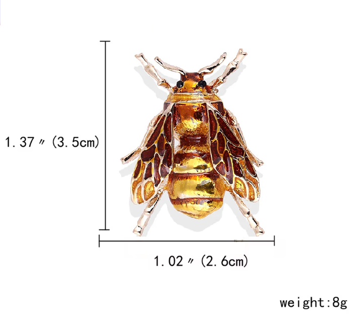 Thumbnail: Bee Brooch (amber)