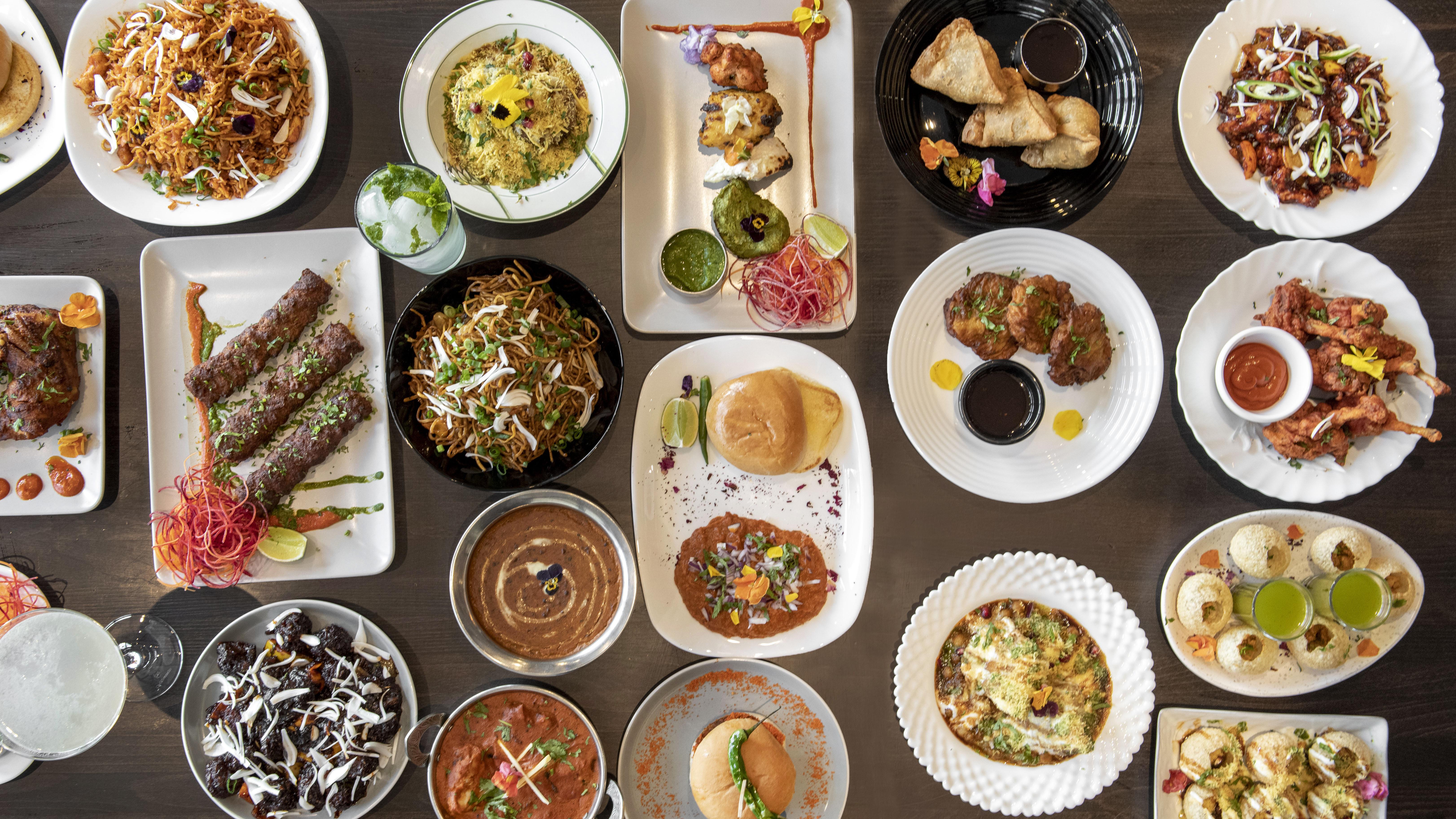 Arranged Food and Objects