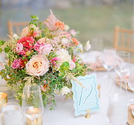 bespoke wedding menu and table number design for elegant celebration