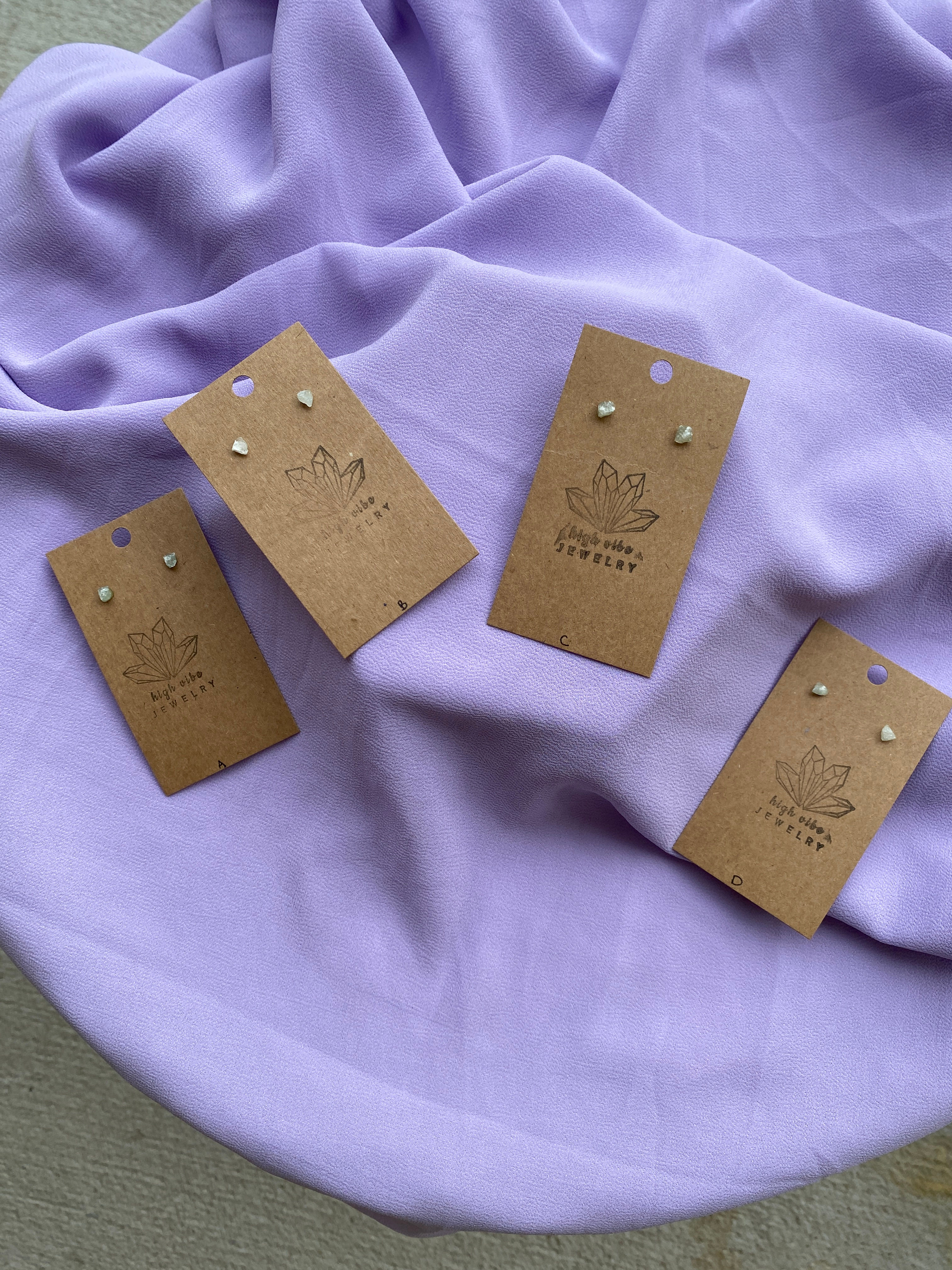 Green Aventurine stud earrings