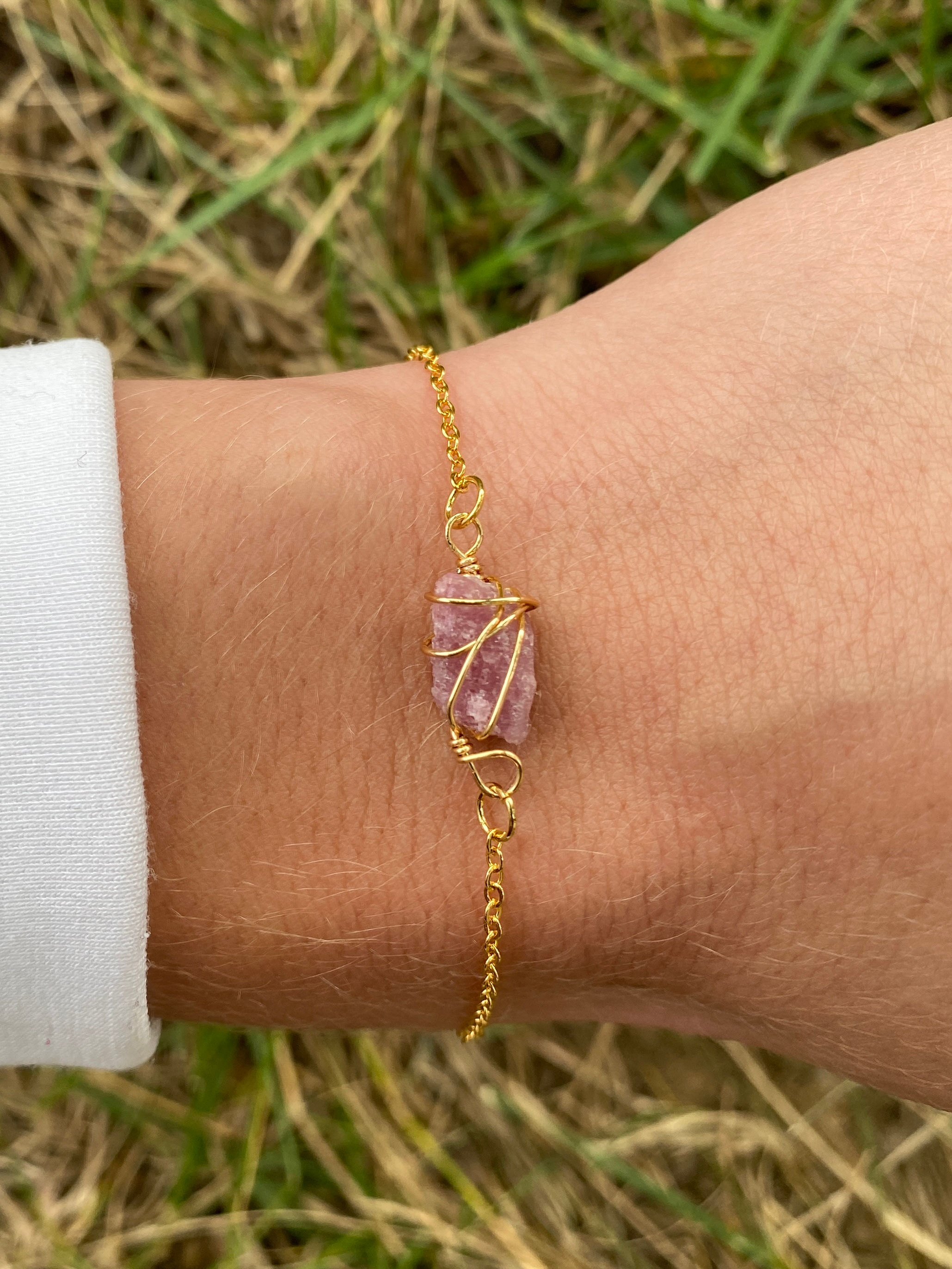 Pink Tourmaline Bracelet