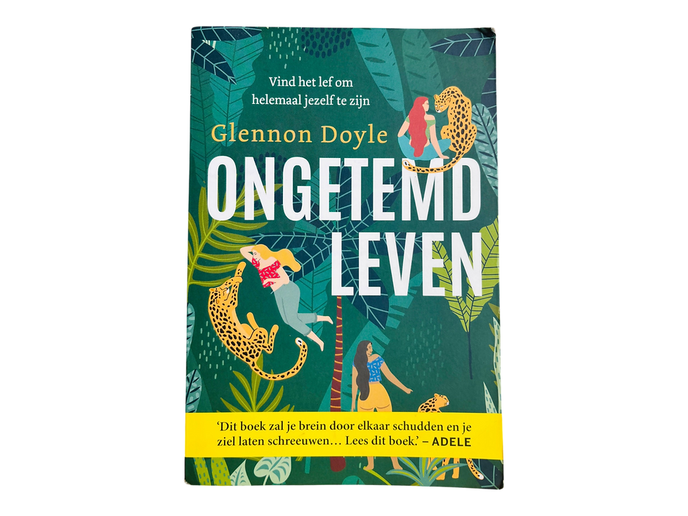 Boek omslag ongetemd leven Gelnnon Doyle