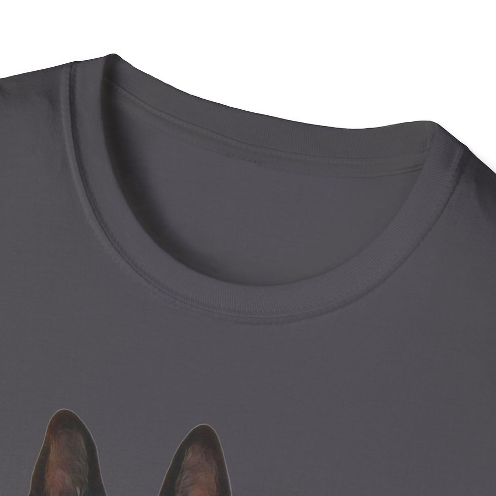 Thumbnail: VDSWK German Shepherd family loyalty Unisex Softstyle T-Shirt