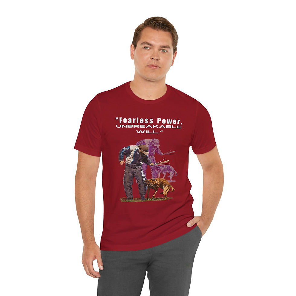 Thumbnail: “Fearless Power, Unbreakable Will – Belgian Malinois Shirt”