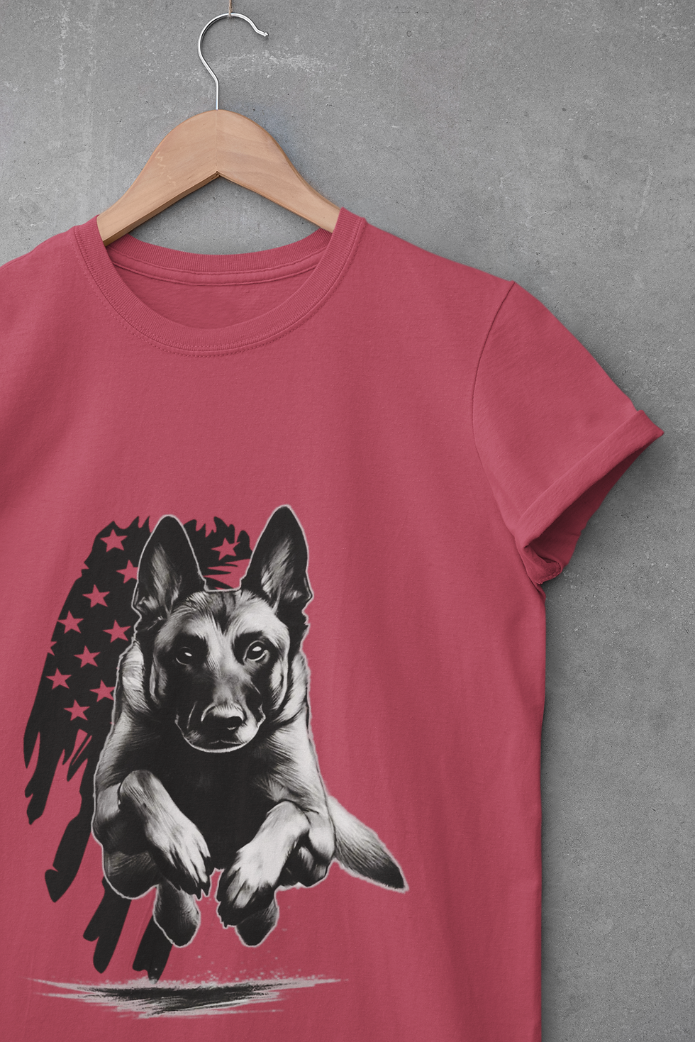 Thumbnail: Belgian Malinois Patriotic Unisex T-Shirt