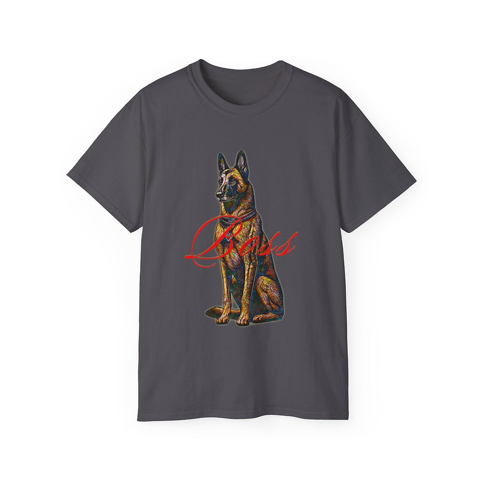 Thumbnail: I Am the BOSS – Bold Belgian Malinois Power Tee