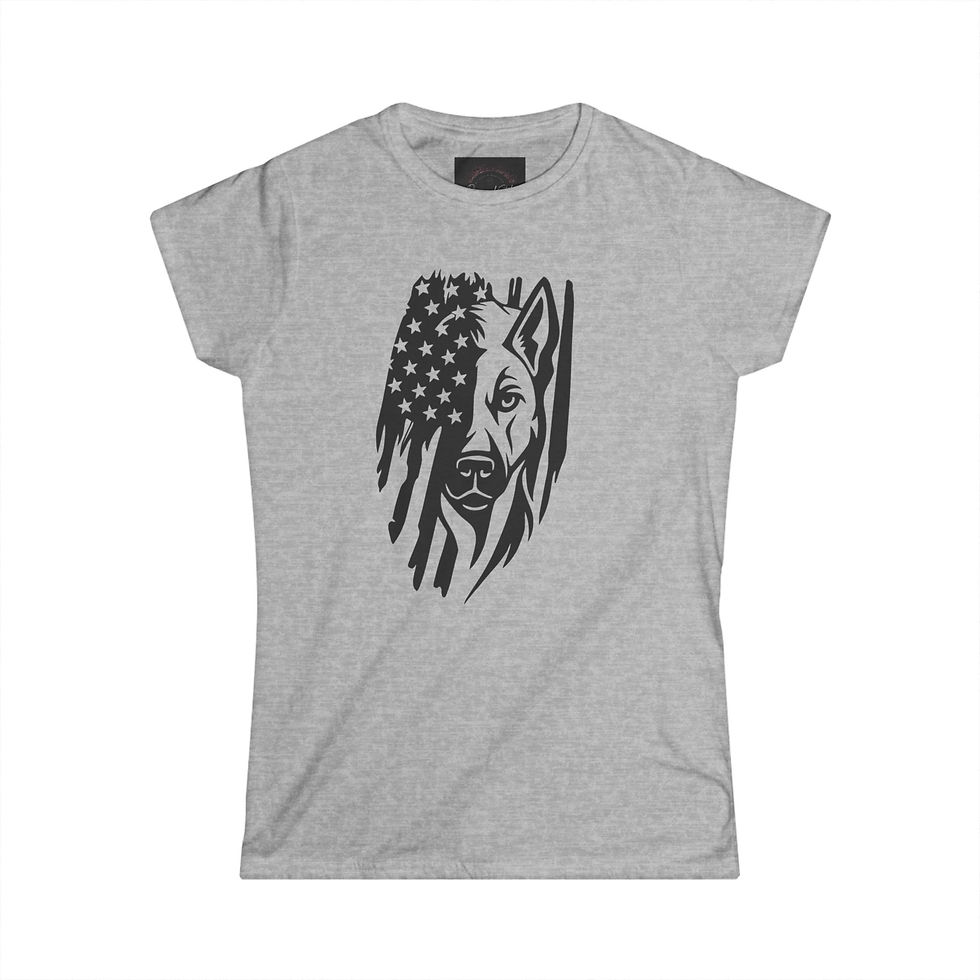 Thumbnail: Belgian Malinois Patriotic shirt for her