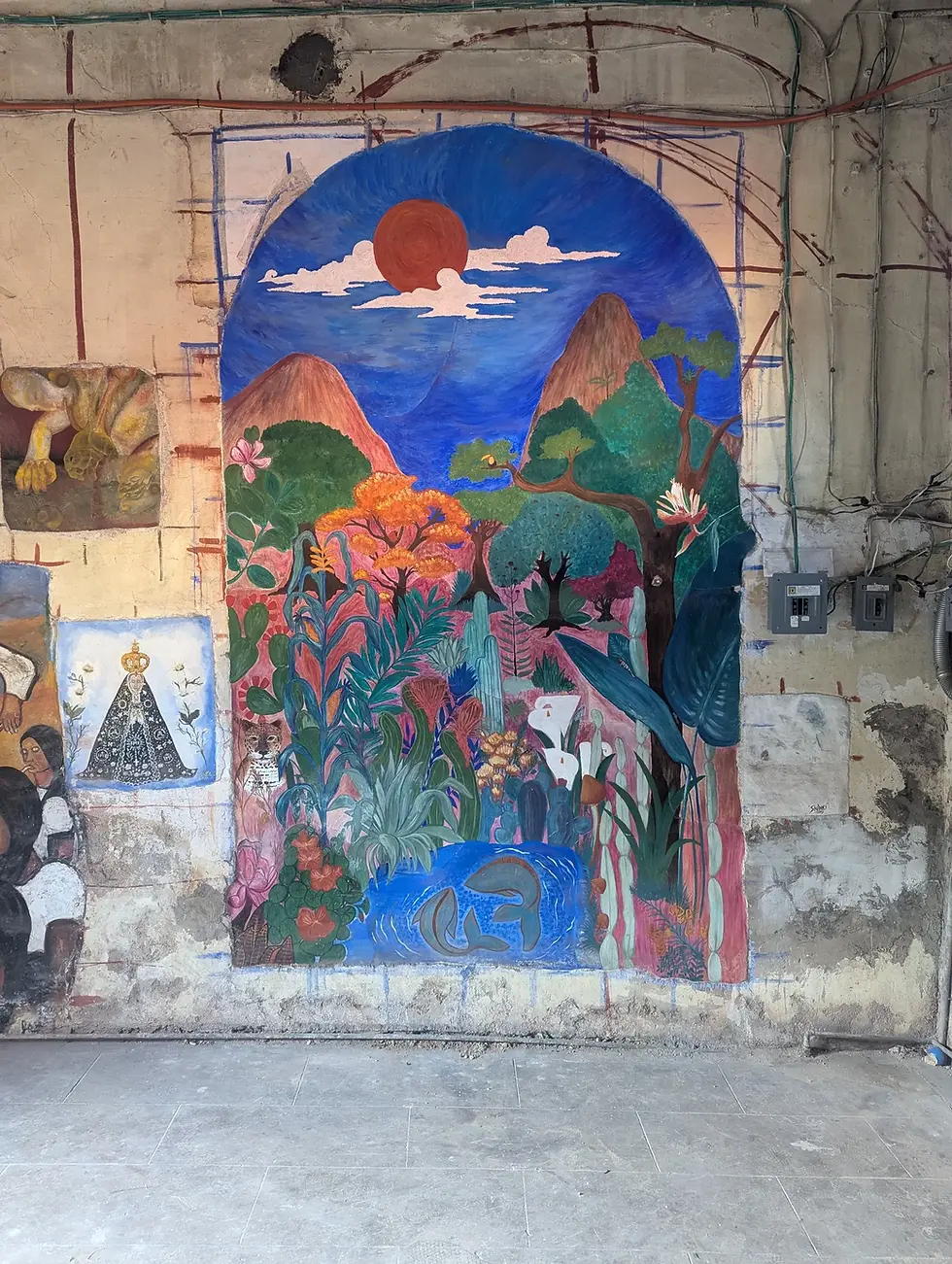 Tour - Escuela de Muralismo in Huitzo & Enrique Flores