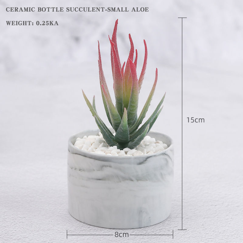 Thumbnail: Decorative Mini Gardening Artificial Plants Bonsai Furnishings