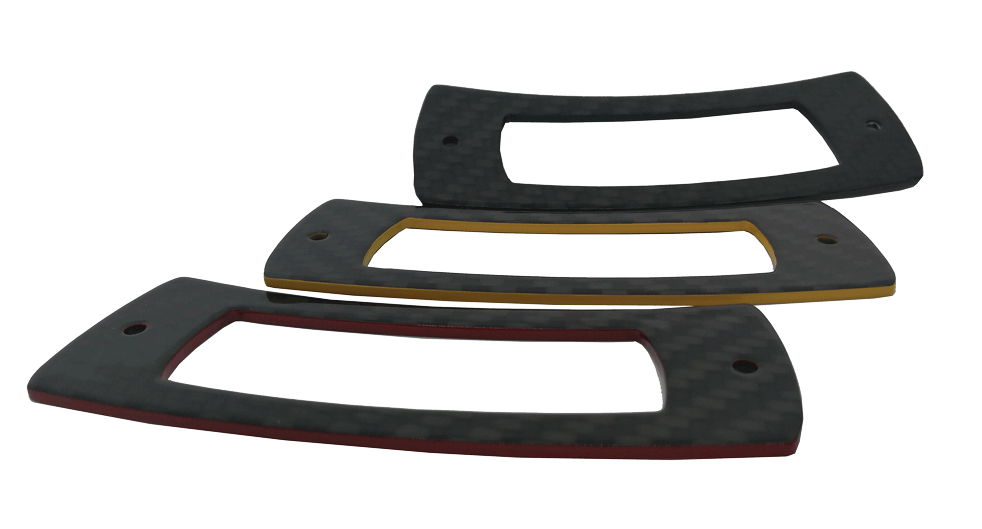 red & yellow tinted & glossy