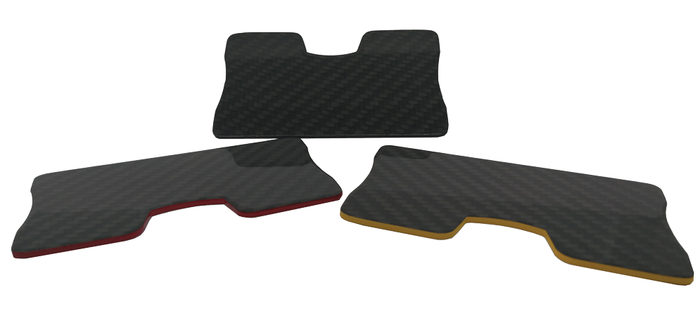 red & yellow tinted / glossy