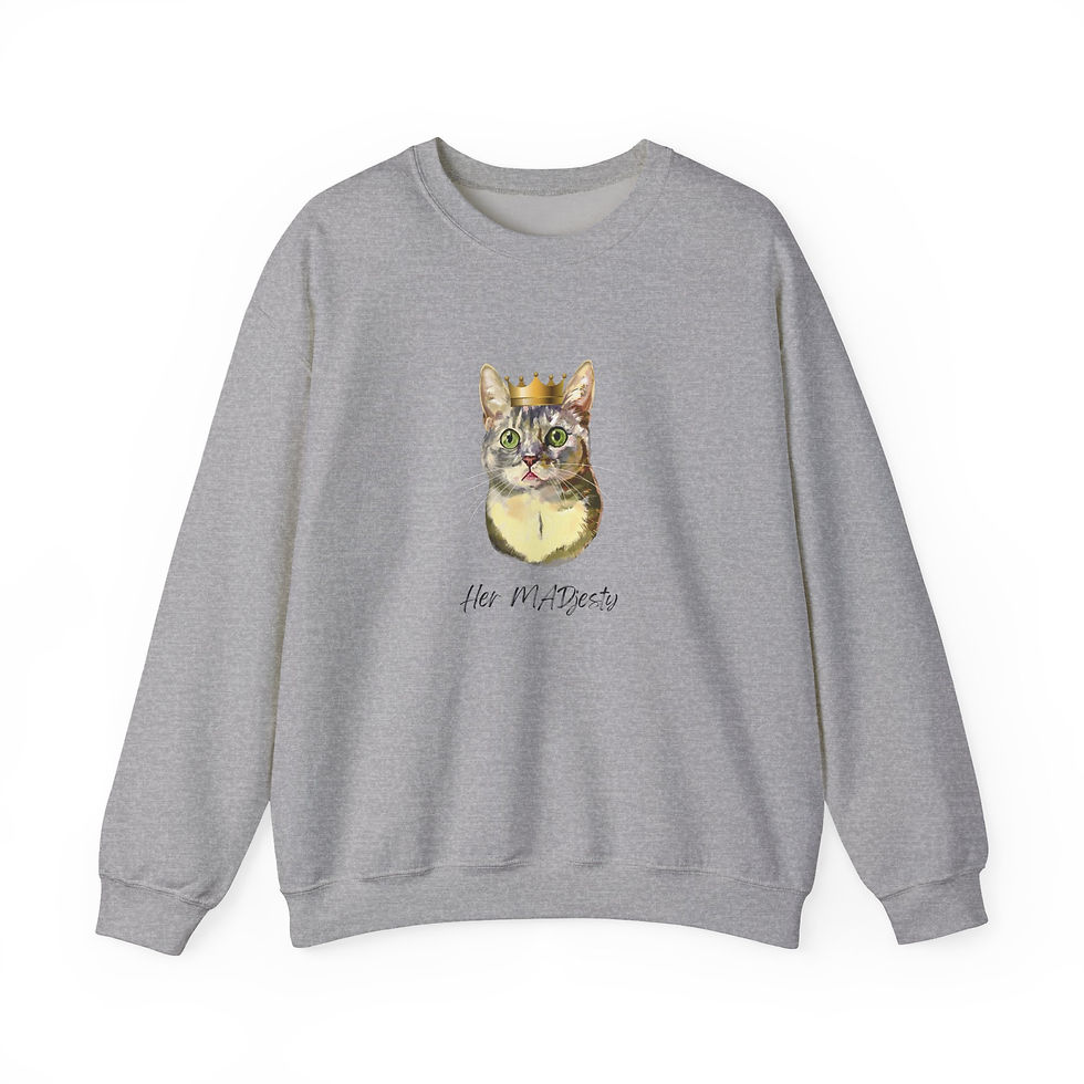 Thumbnail: Her MADjesty Unisex Heavy Blend™ Crewneck Sweatshirt