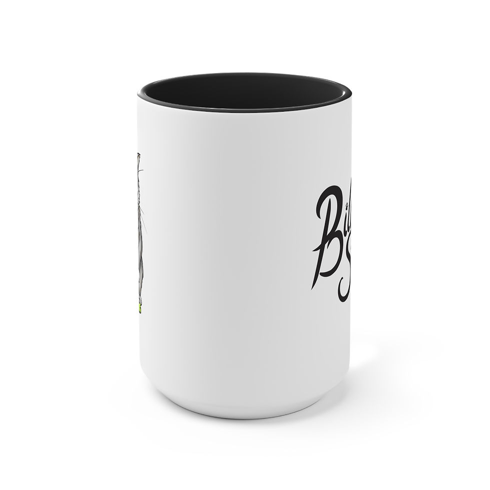 Thumbnail: Mad Button Cartoon Accent Mug