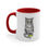 Thumbnail: Mad Button Cartoon Accent Mug