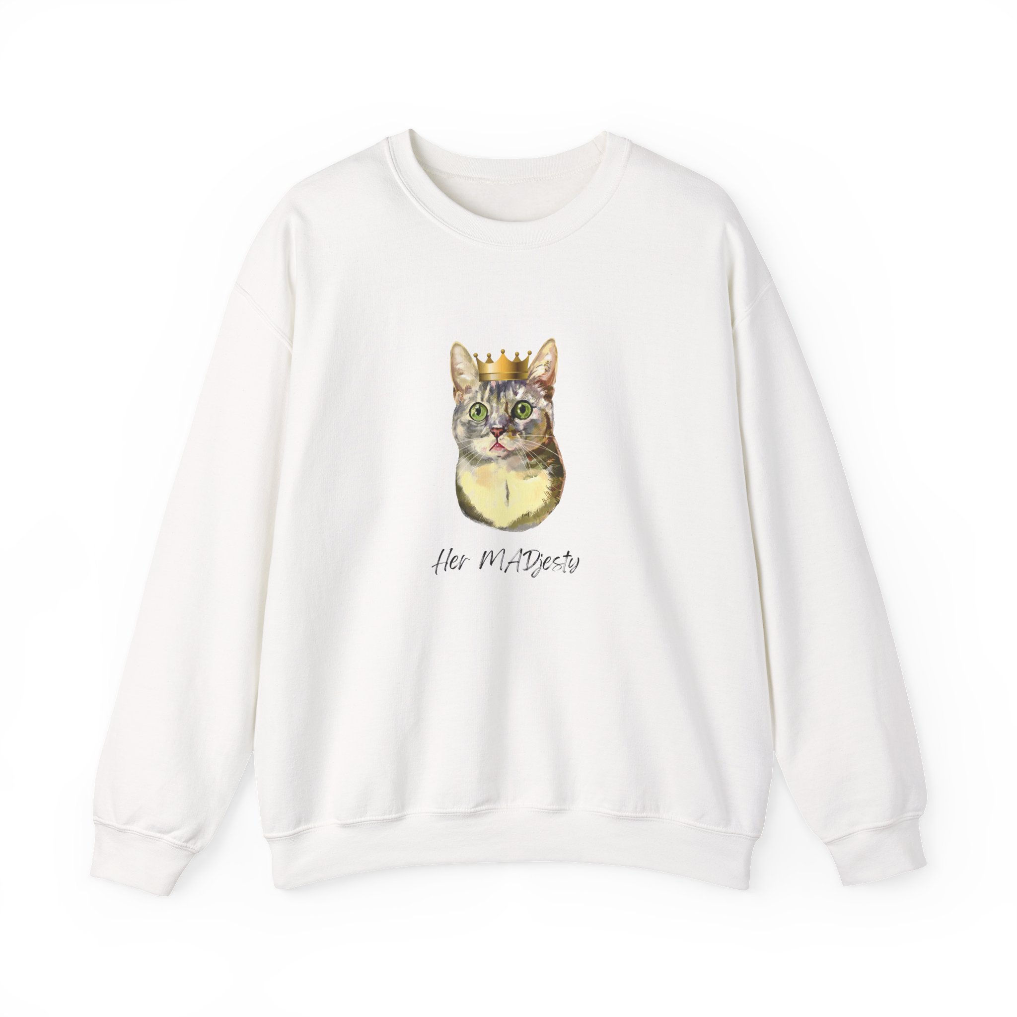 Her MADjesty Unisex Heavy Blend™ Crewneck Sweatshirt