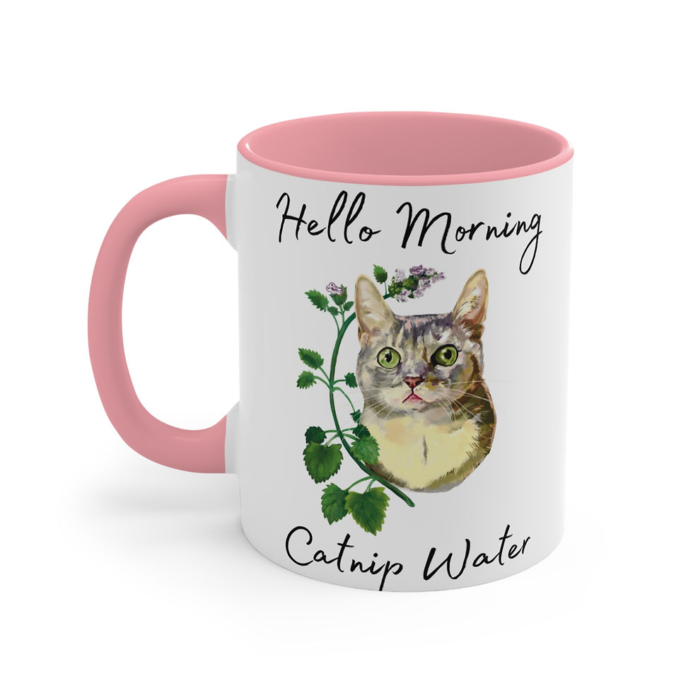 Thumbnail: Hello Morning Catnip Water Accent Mug