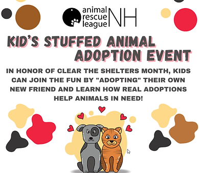 Stuffed Animal Adoption Event