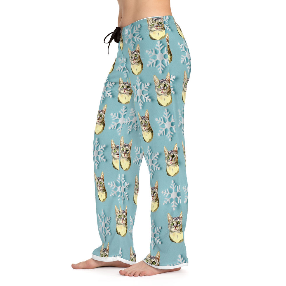 Thumbnail: Holiday Women's Pajama Pants (AOP)