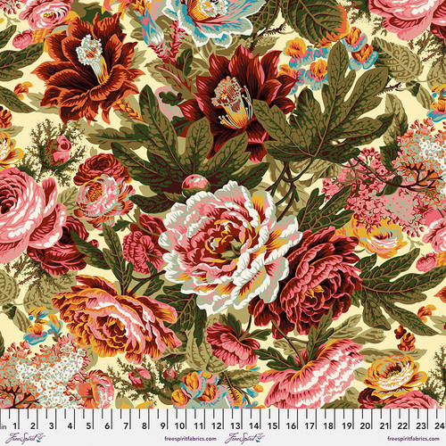 Kaffe Fassett Collective February 2023 Floral Burst - Natural