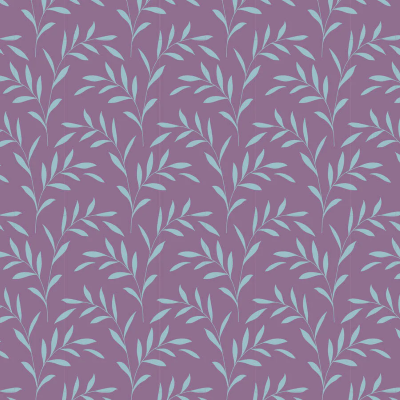 Tilda Fabric - Hibernation - Olive Branch Lavender