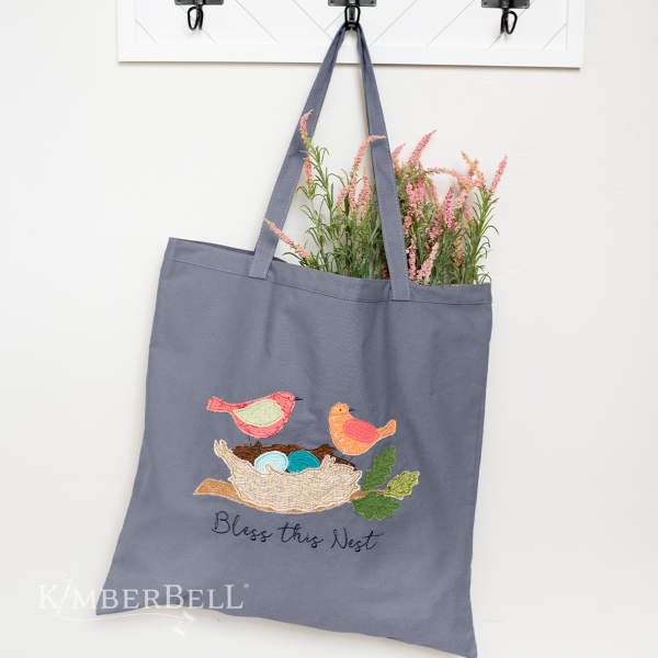 Thumbnail: Kimberbell Dark Grey Tote Blank